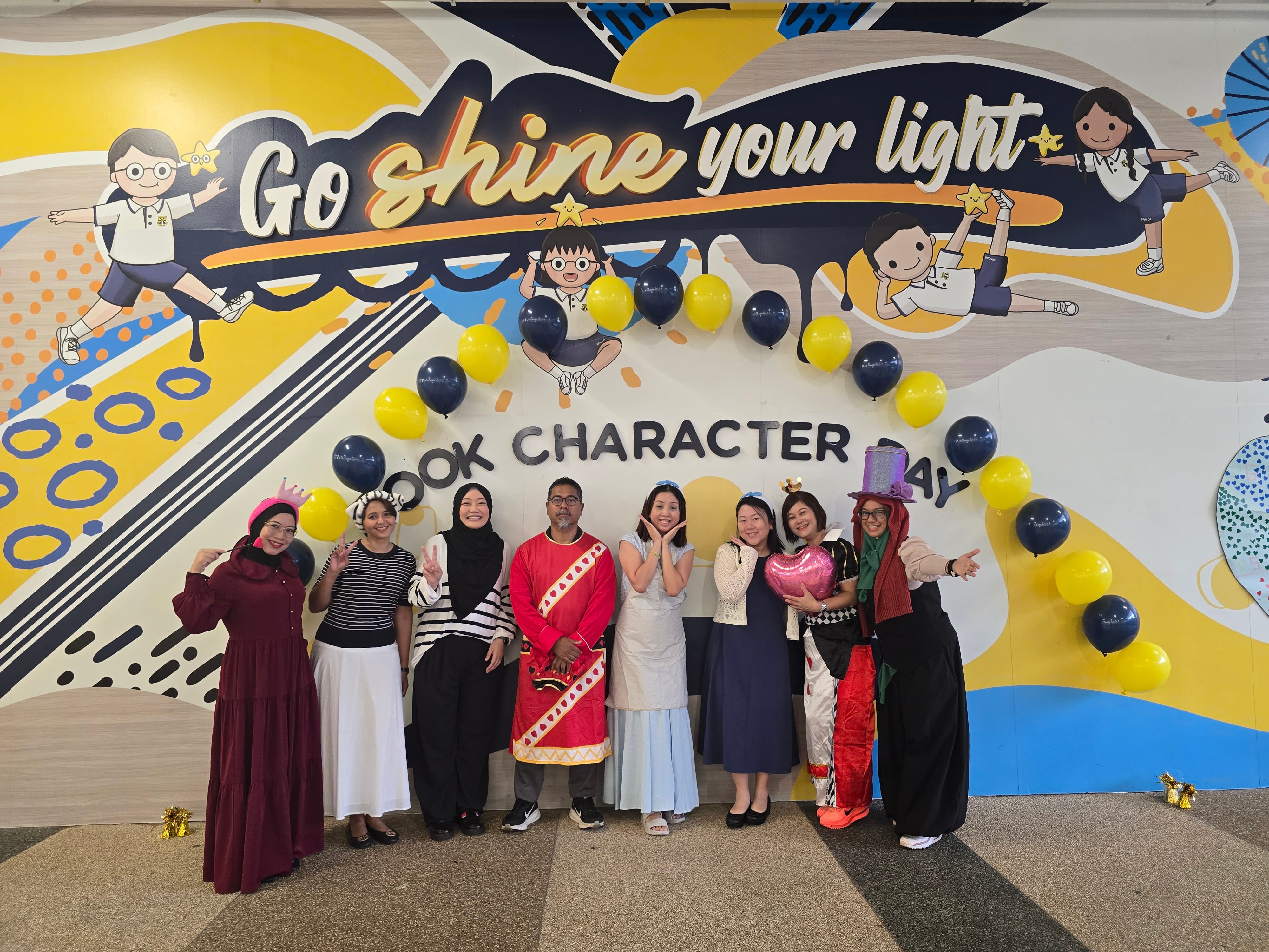 Teachers also revel in the Book Character Day!